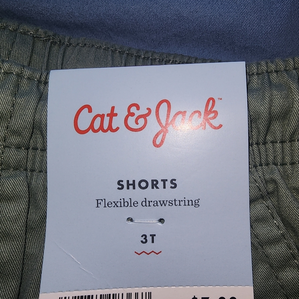 Cat & Jack Kids' Shorts Set - Navy, Light Blue, Olive, Gray - Picture 4 of 13
